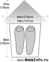 топовая палатка Big Agnes Scout Plus UL2. Вес 0,84 кг - Изображение #4, Объявление #1251293