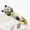 Красивый браслет Панда с белыми и черными бриллиантами #154751
