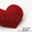 Подушка сердце из лузги гречихи   #269658