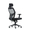 Кресло FB K-128 для персонала черная ткань черная сетка,  газлифт 3кл