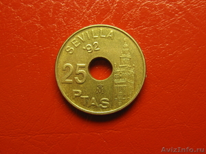 Монета Испании, 25 Песет 1992 года - Изображение #1, Объявление #37939