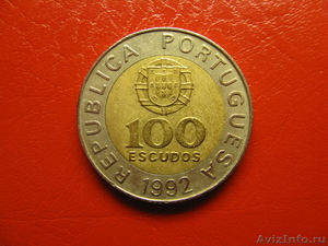 Монета Португалии, 100 Эскудо 1992 года - Изображение #3, Объявление #37956