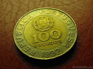Монета Португалии, 100 Эскудо 1992 года - Изображение #4, Объявление #37956