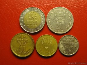 Португалия, Сборный Сет (5 монет) 1982-1991 годов - Изображение #1, Объявление #37963