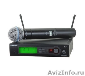 Микрофон SHURE SLX24/BETA58 проф.радиосистема.USA - Изображение #1, Объявление #124559
