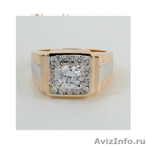 Мужской перстень с бриллиантом в 1.75 Карата - Изображение #1, Объявление #154709
