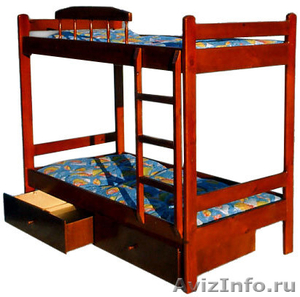 Двухъярусная кровать для двоих детей с ящиками - Изображение #1, Объявление #241512