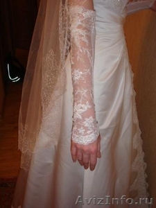 Продаю счастливое свадебное платье (Франция) Белоснежное - Изображение #3, Объявление #266574