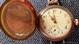 Часы золотые швейцарские "J-Calame-Robert" на ходу с номером и клеймом - Изображение #4, Объявление #282469