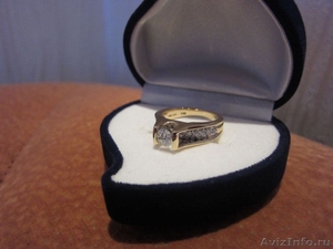 Золотое кольцо с бриллиантами - общий вес камней 1 карат - Изображение #7, Объявление #363445