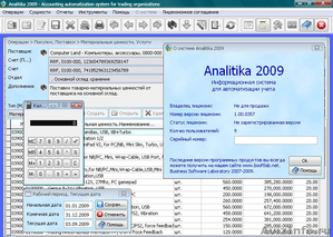 Analitika 2009 - Бесплатная программа для ведения учета в торговом предприятии - Изображение #1, Объявление #374662