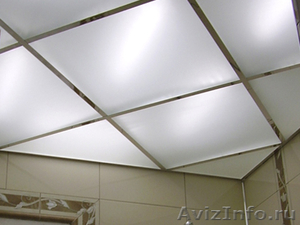 Стеклянный потолок с подсветкой в интерьере. - Изображение #1, Объявление #410097