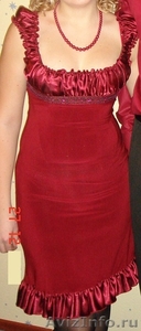 Бордовое платье. - Изображение #1, Объявление #438371