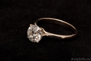 Кольцо с бриллиантом в 1.67 карат со скидкой 50% - Изображение #1, Объявление #511907