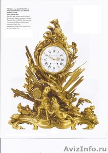 Настольные бронзовые часы стиля Людовика XV - Изображение #1, Объявление #536801