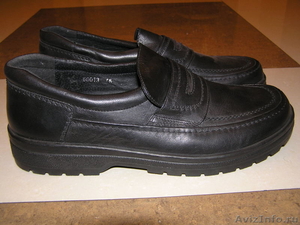 Новые чёрные демисезонные  туфли, разм. 46, натуральная кожа, Югославия, дёшево. - Изображение #3, Объявление #696196