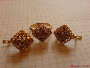 Продаю золотое кольцо и серьги с бриллиантами - Изображение #2, Объявление #729729