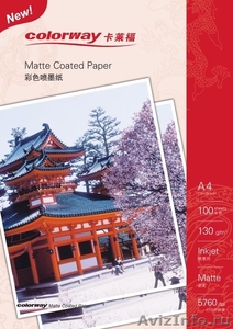 135г матовая бумага для струйной печати из Китая - Изображение #1, Объявление #753400