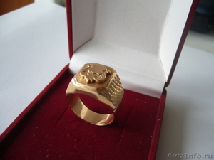 Золото . Кольцо,перстень,печатка с гербом.  - Изображение #1, Объявление #760449