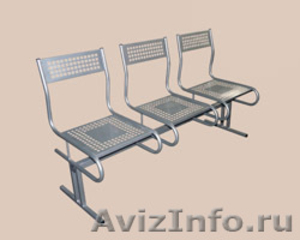 Перфорированные многоместные секции стульев - Изображение #3, Объявление #884991