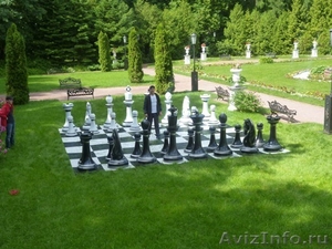 Шахматы большие напольные,  парковые садовые гигантские, уличные всесезонные - Изображение #1, Объявление #936540