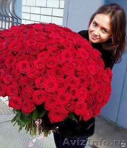 Букет 101 роза.  Красивый романтичный подарок - Изображение #3, Объявление #946794