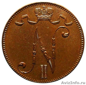 Редкая, медная монета 5 пенни 1917 года. - Изображение #2, Объявление #1014322