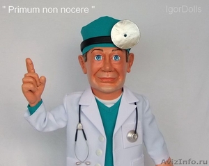  Интерьерная коллекционная кукла доктор “ Primum non nocere” - Изображение #2, Объявление #1027003