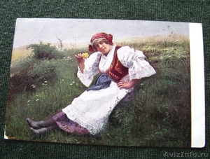 Девушка, Венгрия, 1908 год. - Изображение #1, Объявление #1081096