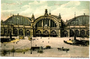  Франкфурт на Майне. Вокзал, 1908 год. - Изображение #1, Объявление #1087181