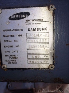 ЭКСКАВАТОР  Samsung SE 210 LS-3 - Изображение #2, Объявление #1085001