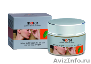 Натуральный ночной крем для сухой кожи лица Moraz Herbal Night Cream - Изображение #1, Объявление #1154842