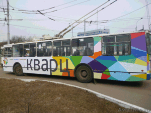Реклама на общественном транспорте в Москве, Подмосковье - Изображение #3, Объявление #1257753