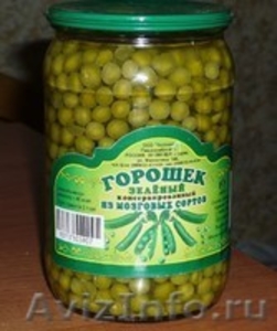 Зеленый горошек консервированный от производителя 