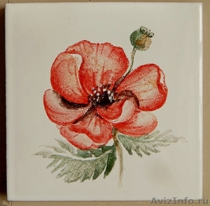 Плитка ручной работы "Полевые цветы" - Изображение #1, Объявление #1262500