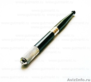 Ручка для мануальной (ручной) техники татуажа, черная. - Изображение #1, Объявление #1306144