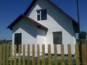 Новый дом из блоков - д.Золотово, 55 км от МКАД. - Изображение #2, Объявление #1316415