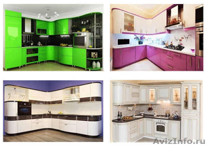 Кухни с фасадами эмаль со шпоном фото каталог - Изображение #1, Объявление #1337646