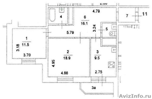 Продаю 2х-комнатную квартиру в охраняемом доме у метро - Изображение #2, Объявление #1349771