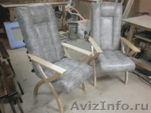 Кресла малогабаритные с подлокотниками из массива березы бука дуба - Изображение #1, Объявление #1357054