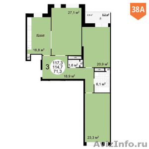 Купите 3-комн. квартиру в новостройке в Москве - Изображение #1, Объявление #1453350
