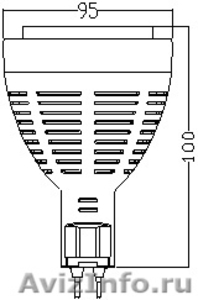 Светодиодная лампа с цоколем G12 AVA-G12-20W  - Изображение #3, Объявление #1495211