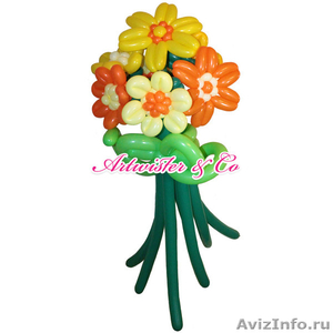Цветы из воздушных шаров - Изображение #3, Объявление #1504304