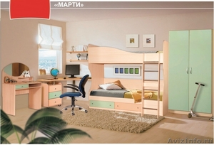 Кровати одно, двух, трехъярусные; прихожие,  шкафы, комоды  из дерева  - Изображение #7, Объявление #981765