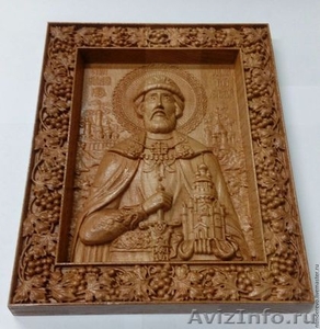 Резные иконы из дерева, изготовленные по православным канонам - Изображение #2, Объявление #1519767