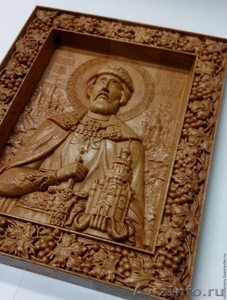 Резные иконы из дерева, изготовленные по православным канонам - Изображение #1, Объявление #1519767