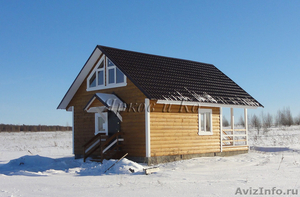 Новый деревянный домик с электричеством, в экологически чистом месте, у озера - Изображение #1, Объявление #1541046