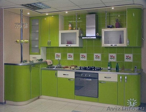 Кухонные гарнитуры с фасадом из пластика - Изображение #1, Объявление #1558534