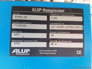 Винтовой компрессор б/у Alup SCK 61-10 + осушитель воздуха Alup ADQ-550 - Изображение #4, Объявление #1586746