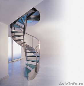 качественные стеклянные лестницы по умеренной цене - Изображение #1, Объявление #1601348
